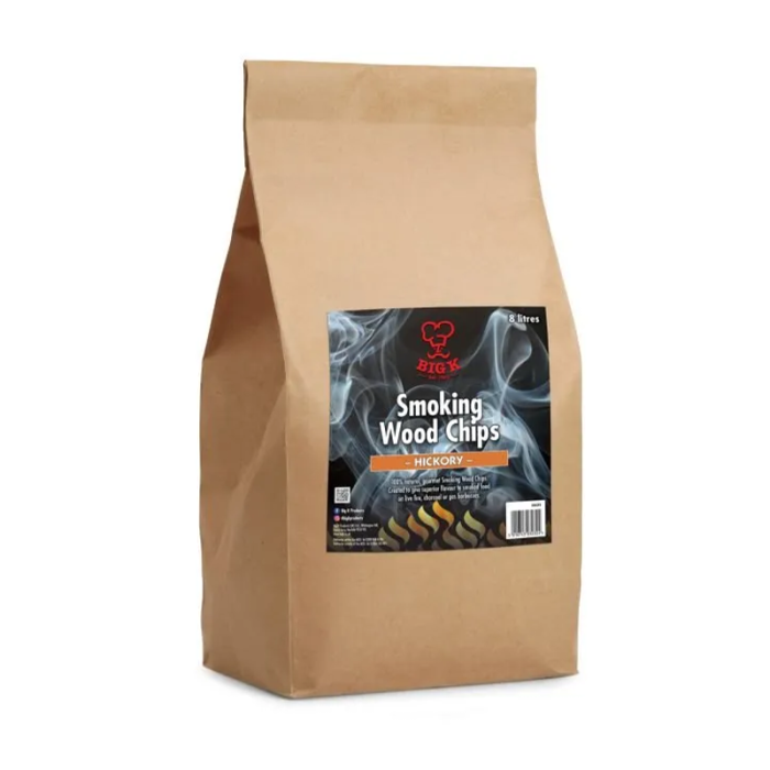 Smoking Wood Chips & Chunks - Hickory 8L
