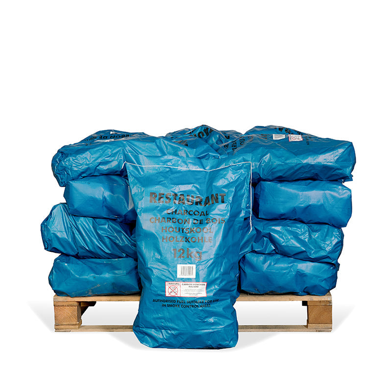 Premium Grade Wattle Charcoal 12kg Bags (40 Units per Pallet)