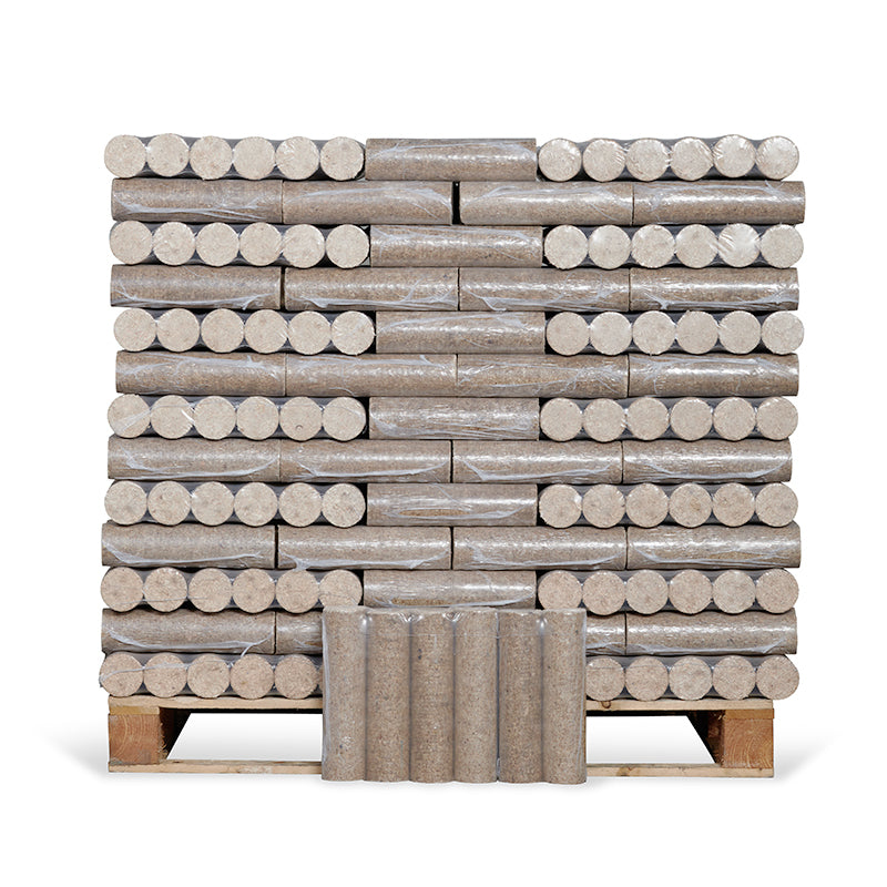 Compressed Wood Fire Logs 12 Pack - BIO BLOCK Firewood
